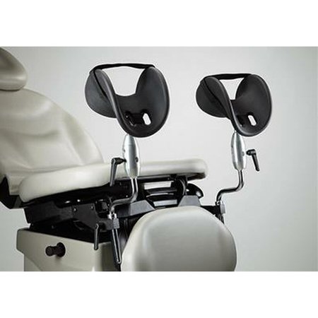 GRAHAM-FIELD Articulating Knee Crutch Kit, w/ Accessory Receiver, Field Installed 9A645001